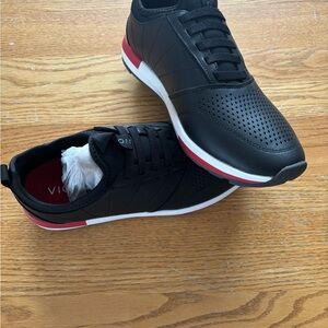 Vionic Men's Trent Black/Red Sneakers - size 9.5